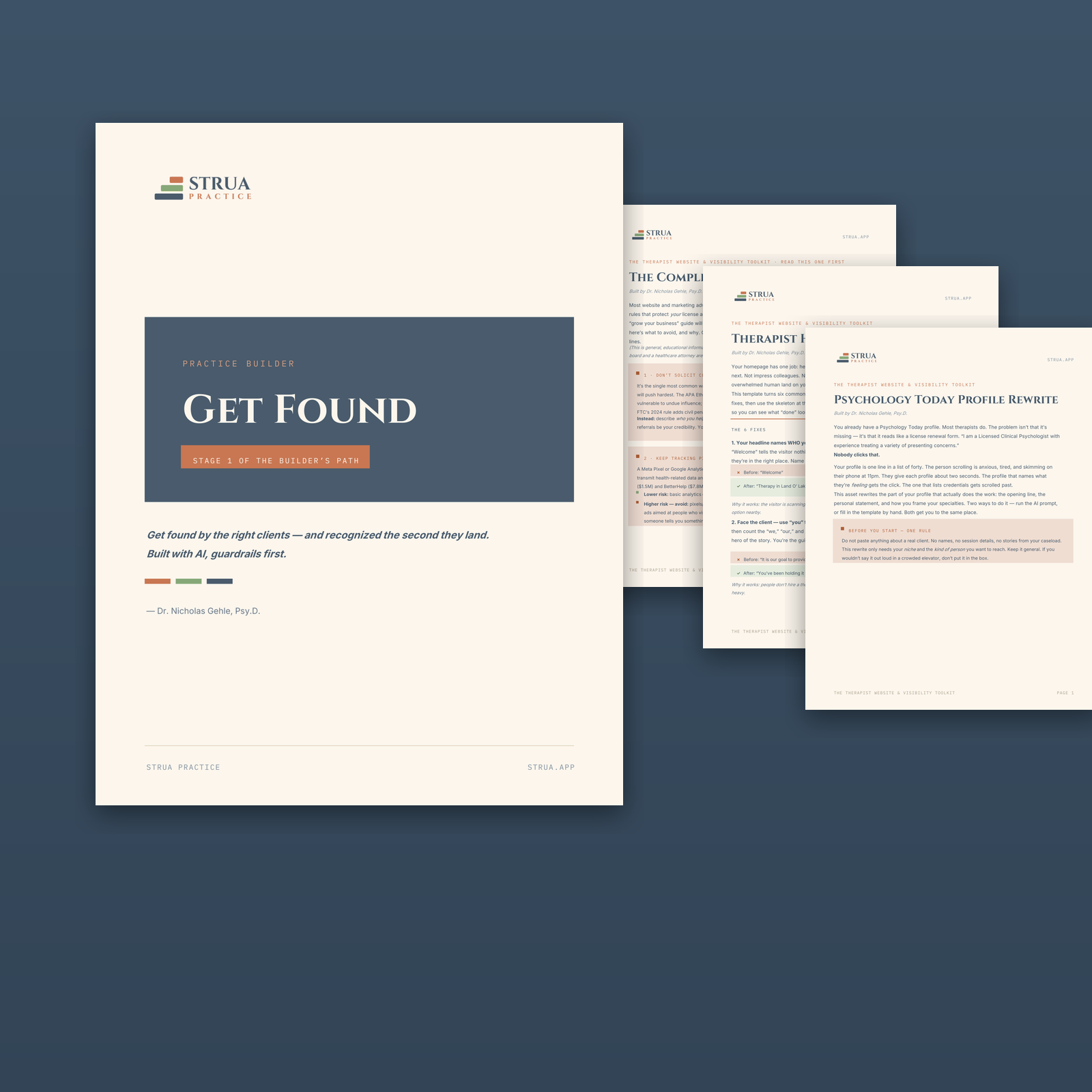 Practice Builder: Get Found — the Build Guide and template pack